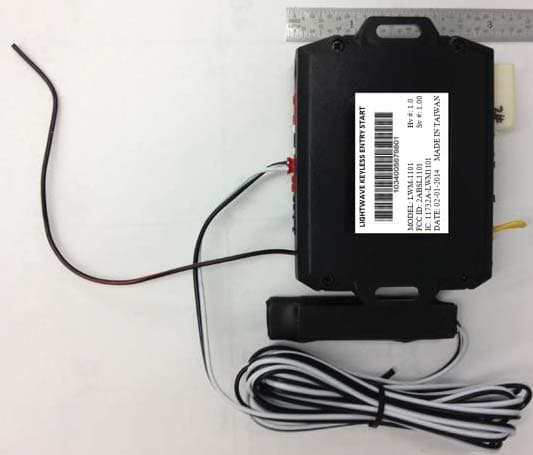 RFID SECURITY TRANSMITTER - FCC ID 2ABSL1101 - Light Wave Technology (2)