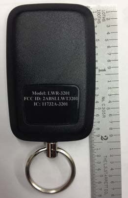 RFID TRANSMITTER - FCC ID 2ABSL3201 - Light Wave Technology (1)