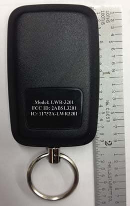 RFID TRANSMITTER - FCC ID 2ABSL3201 - Light Wave Technology (2)