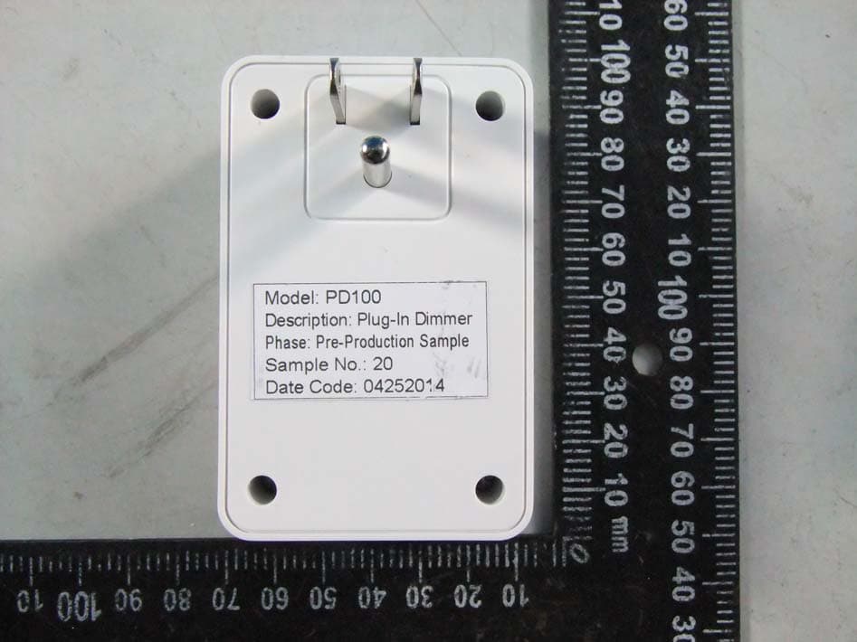 Wireless dimmer - FCC ID 2ABWCPD100 - Golden Mark (HK) Limited