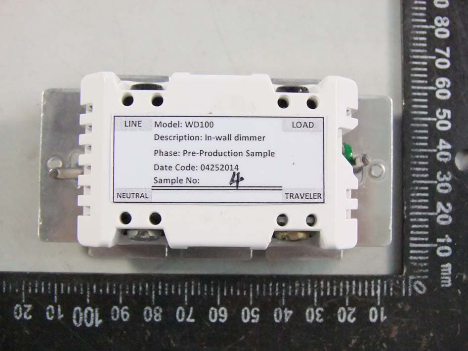 Wireless dimmer - FCC ID 2ABWCWD100 - Golden Mark (HK) Limited