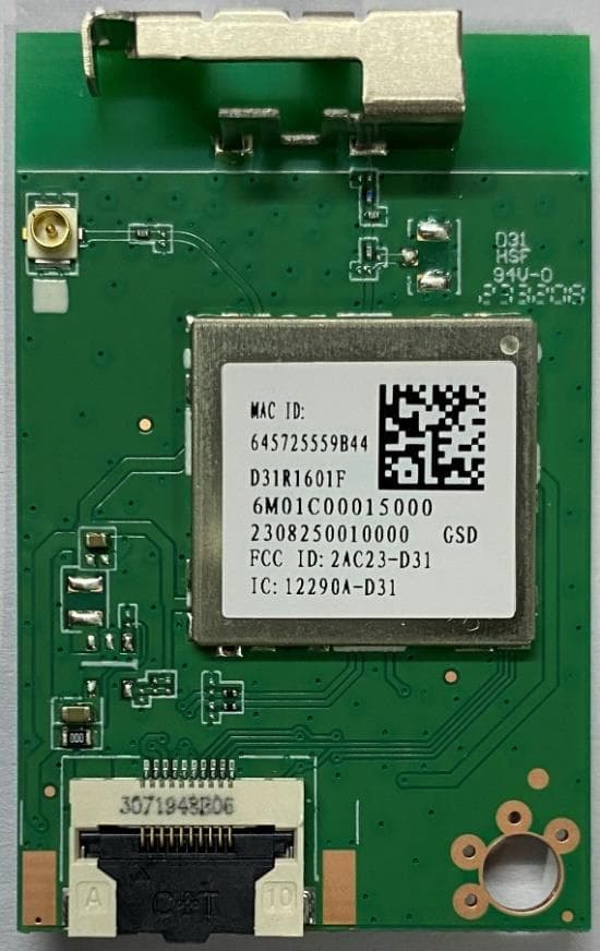 WIFI Modular - FCC ID 2AC23-D31 - Hui Zhou Gaoshengda Technology Co.,LTD (3)