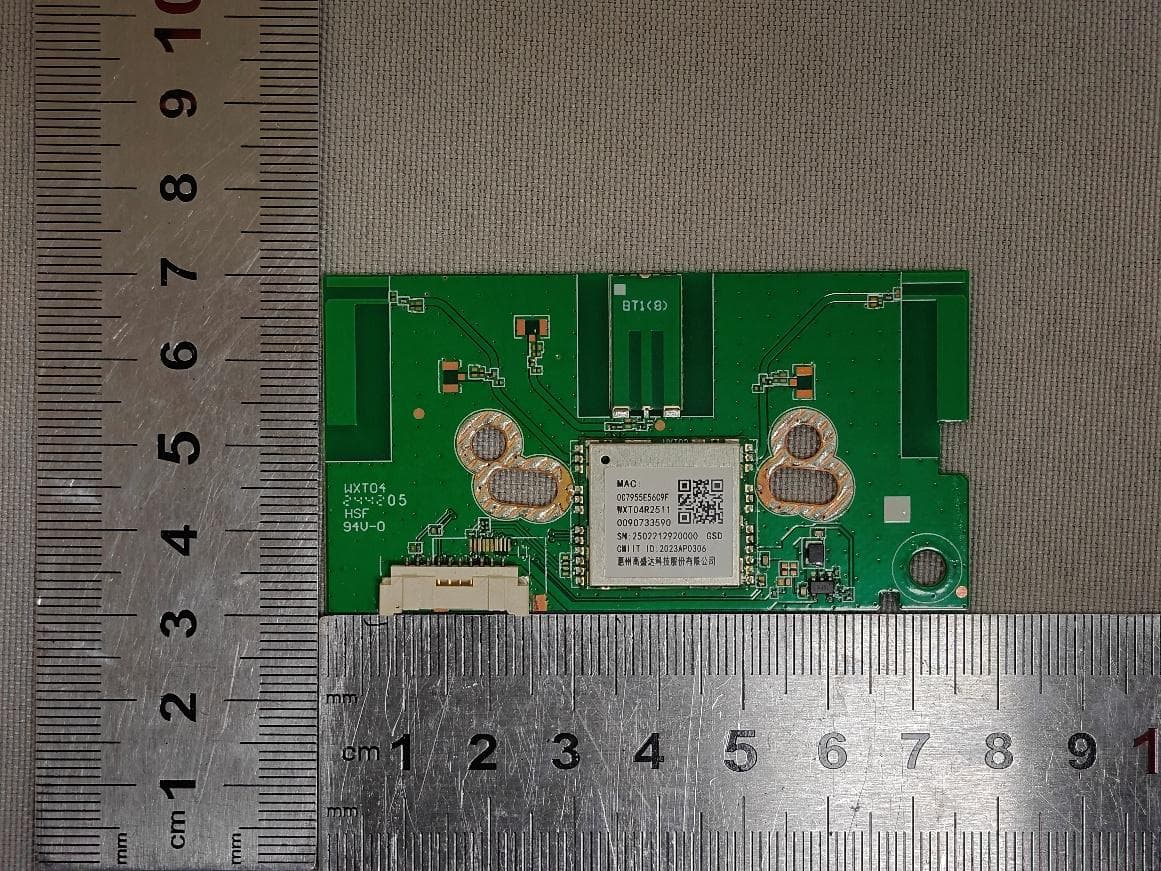 WIFI BT Module - FCC ID 2AC23-WXT04 - Hui Zhou Gaoshengda Technology Co.,LTD