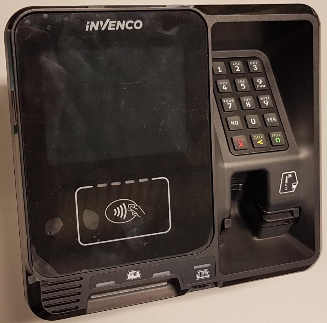 Secure Payment Terminal with NFC Transmitter - FCC ID 2AC7B-G6300V2OPT - Invenco Group Ltd