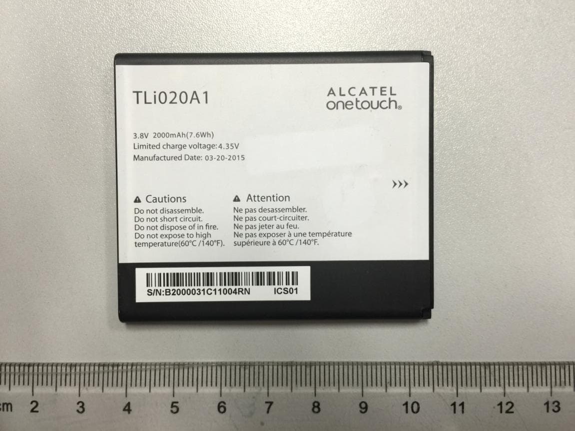 HSUPA/HSDPA/UMTS quadbands / GSM quadbands/LTE Six -band mobile phone - FCC ID 2ACCJA004 - TCL Communication Ltd. (5)