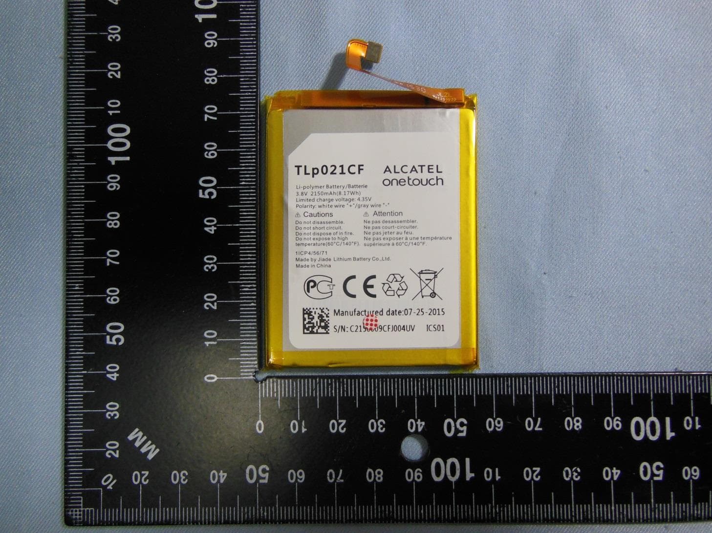 LTE / UMTS / GSM Band Mobile Phone - FCC ID 2ACCJB034 - TCL Communication Ltd. (2)