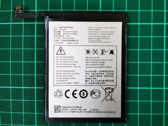 LTE/WCDMA/GSM mobile phone - FCC ID 2ACCJB141 - TCL Communication Ltd. (2)