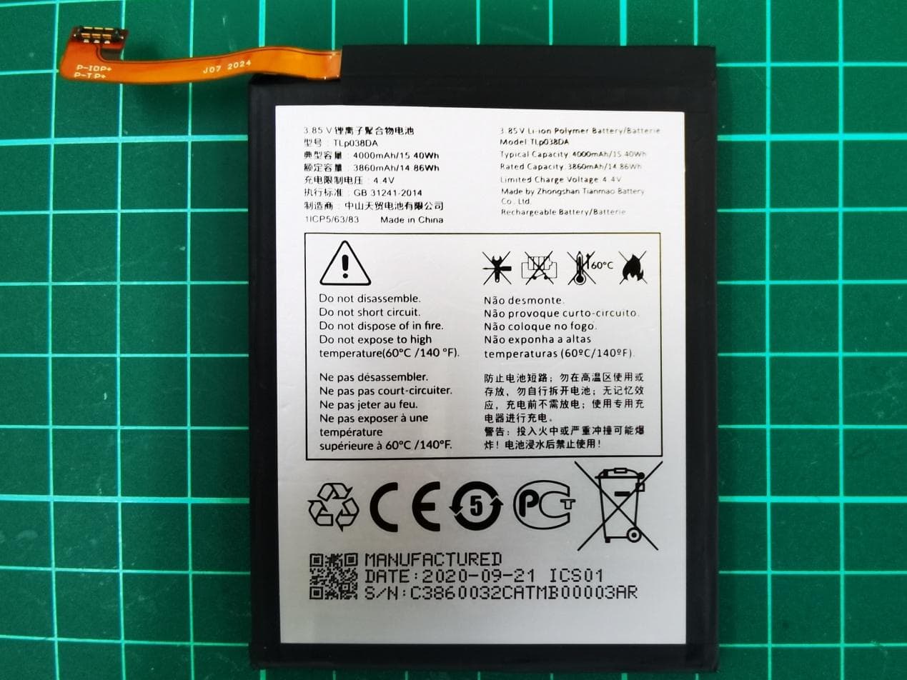 LTE/WCDMA/GSM mobile phone - FCC ID 2ACCJB147 - TCL Communication Ltd. (2)