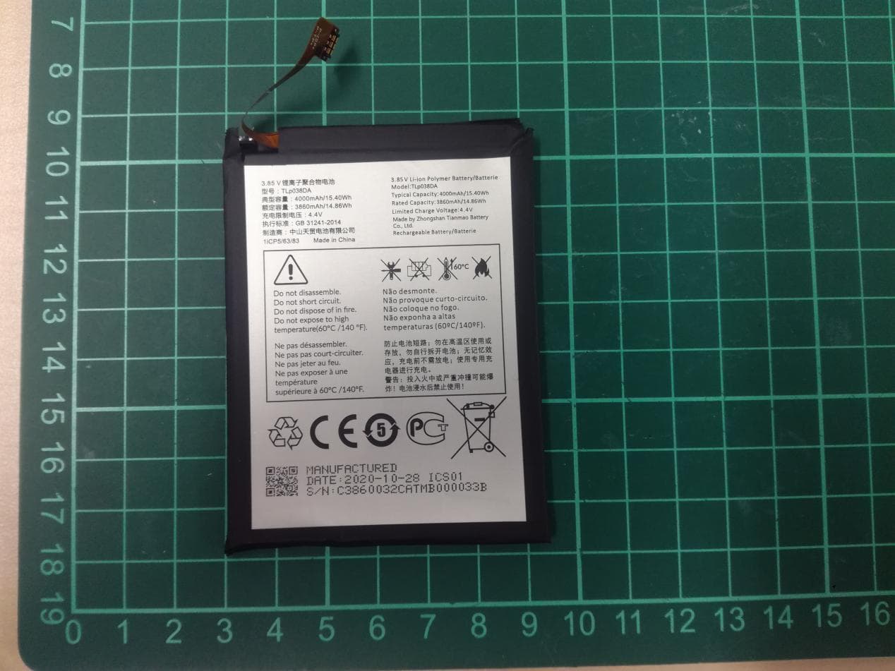 LTE/WCDMA/GSM mobile phone - FCC ID 2ACCJB148 - TCL Communication Ltd. (4)