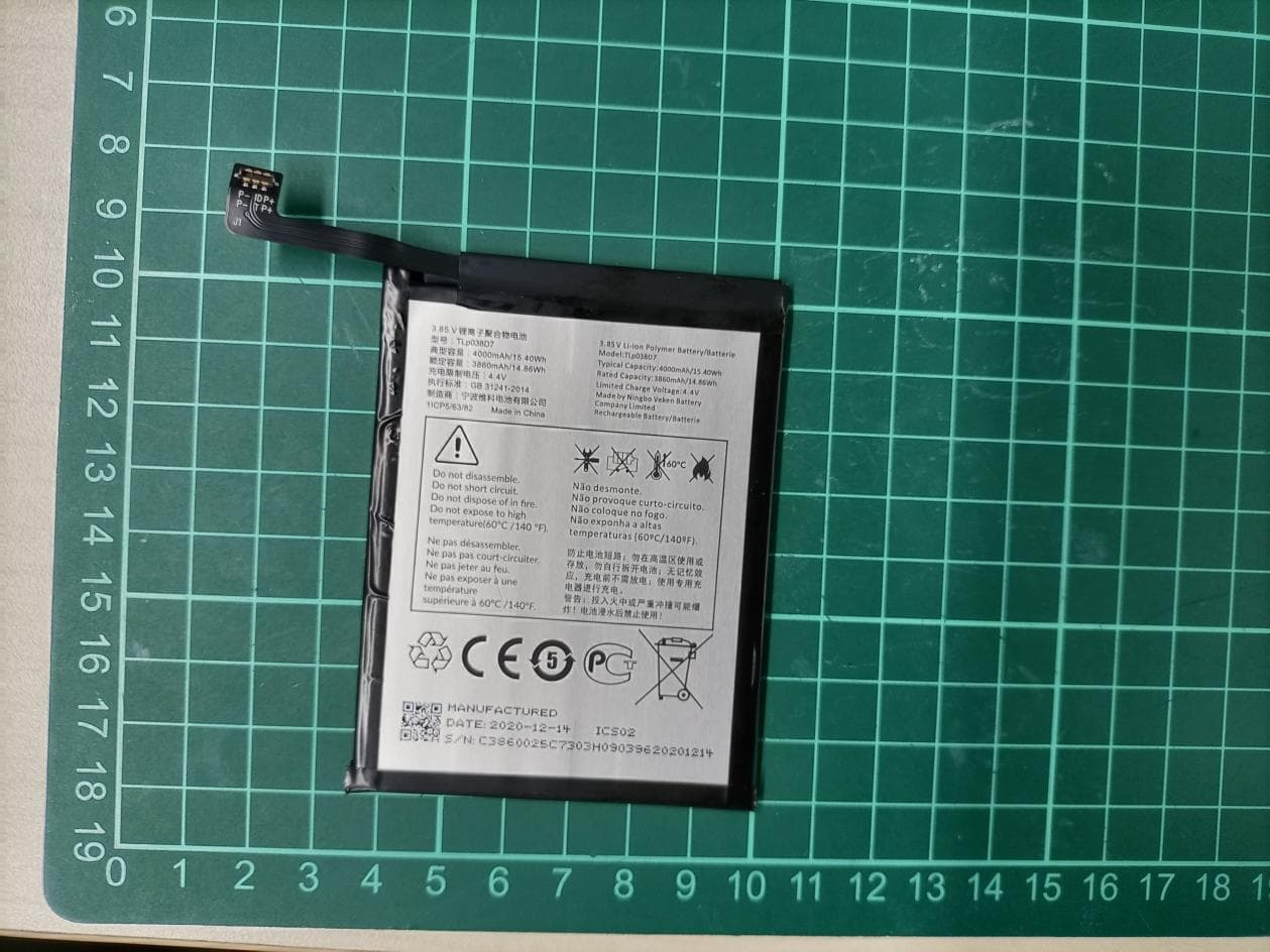 LTE/WCDMA/GSM mobile phone - FCC ID 2ACCJB148 - TCL Communication Ltd. (2)