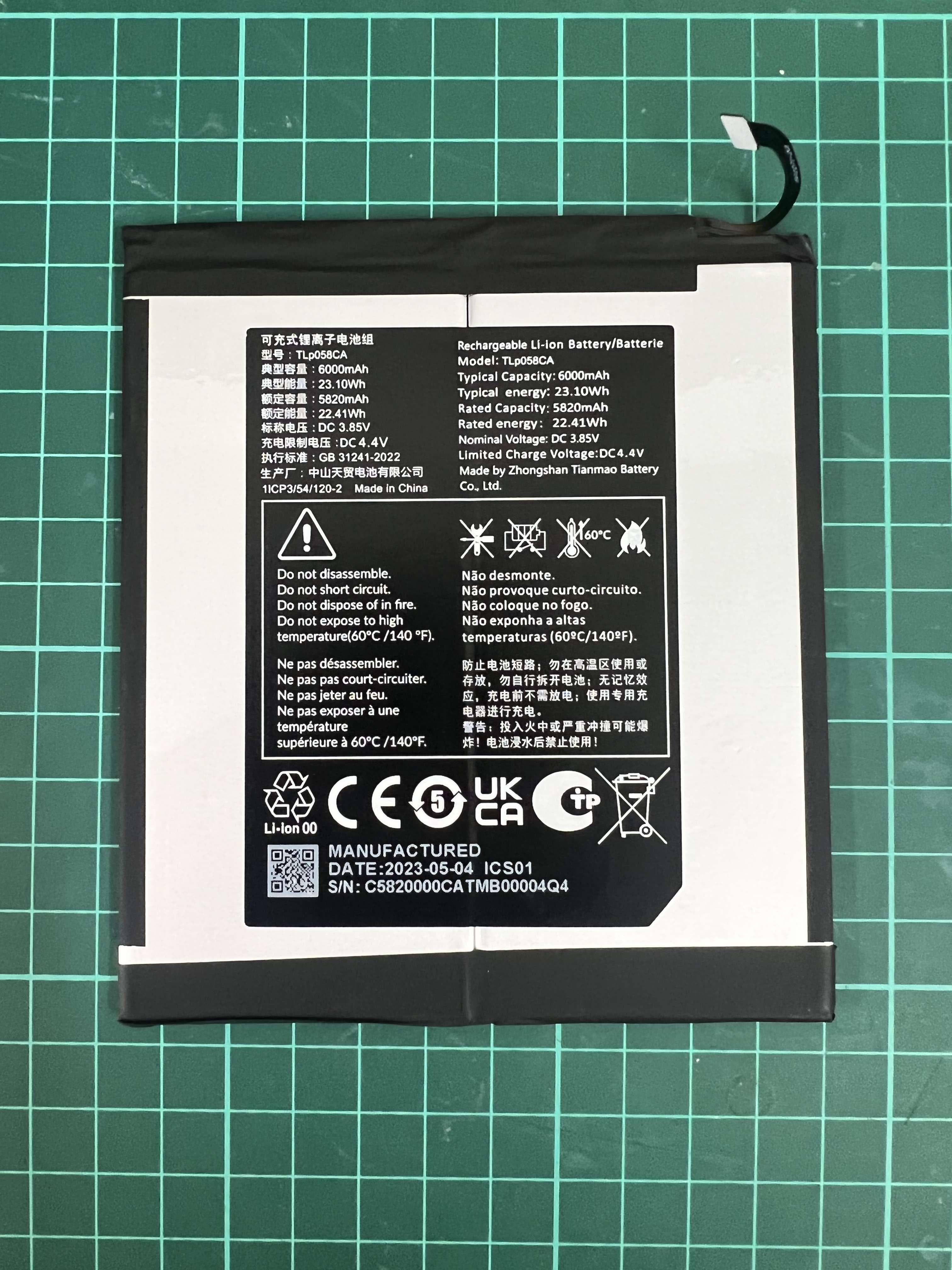 Tablet PC - FCC ID 2ACCJB207 - TCL Communication Ltd.