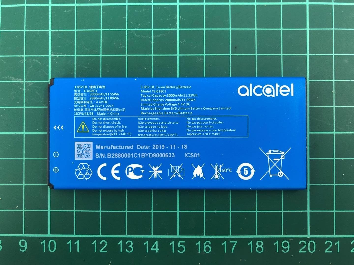 GSM/UMTS/LTE Mobile phone - FCC ID 2ACCJH120 - TCL Communication Ltd. (2)
