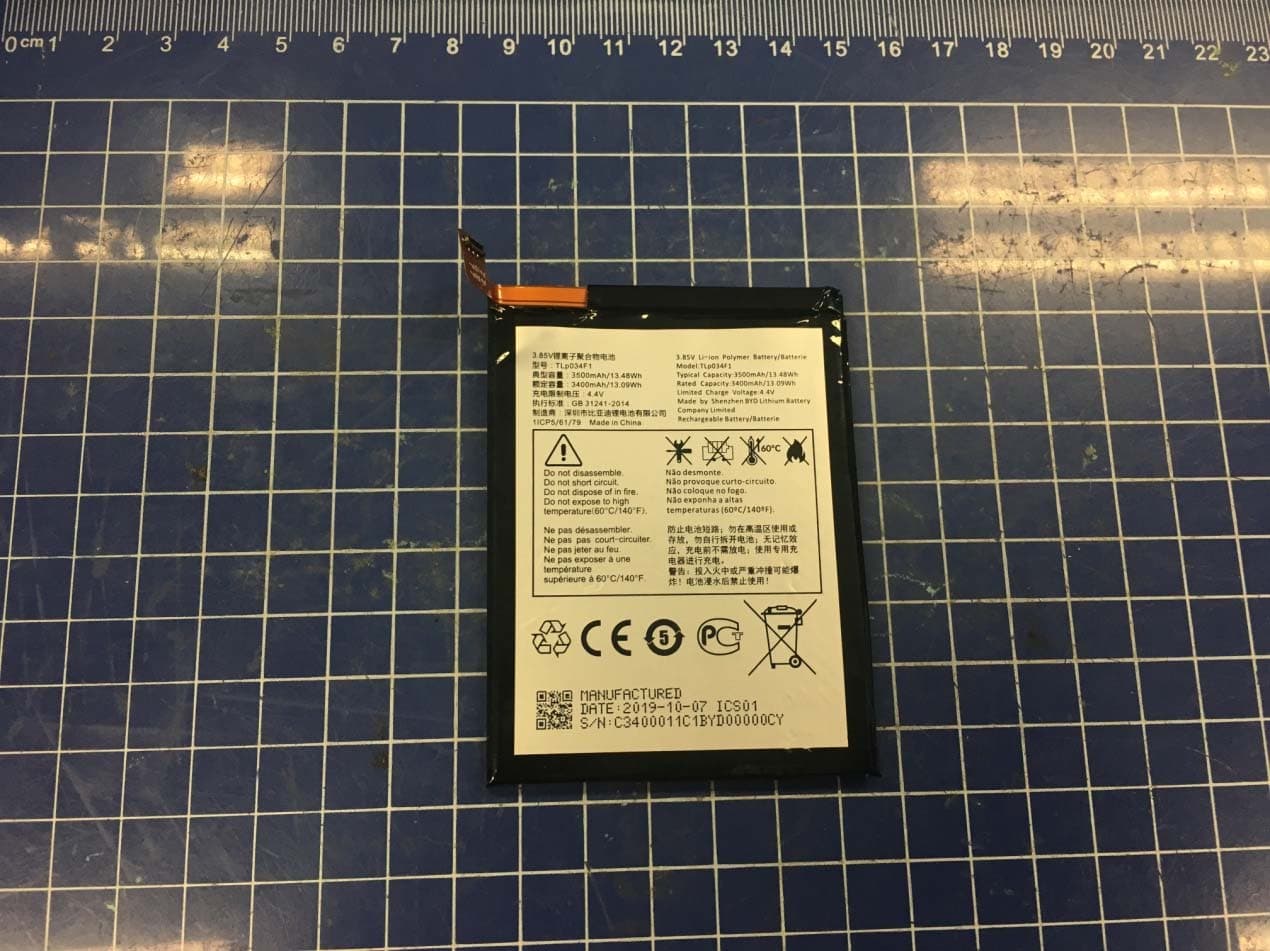 LTE/UMTS/GSM mobile phone - FCC ID 2ACCJH123 - TCL Communication Ltd.