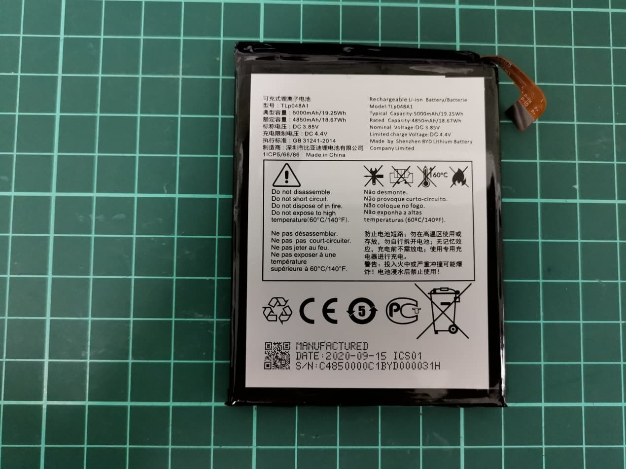 GSM/UMTS/LTE Mobile phone - FCC ID 2ACCJH134 - TCL Communication Ltd. (5)