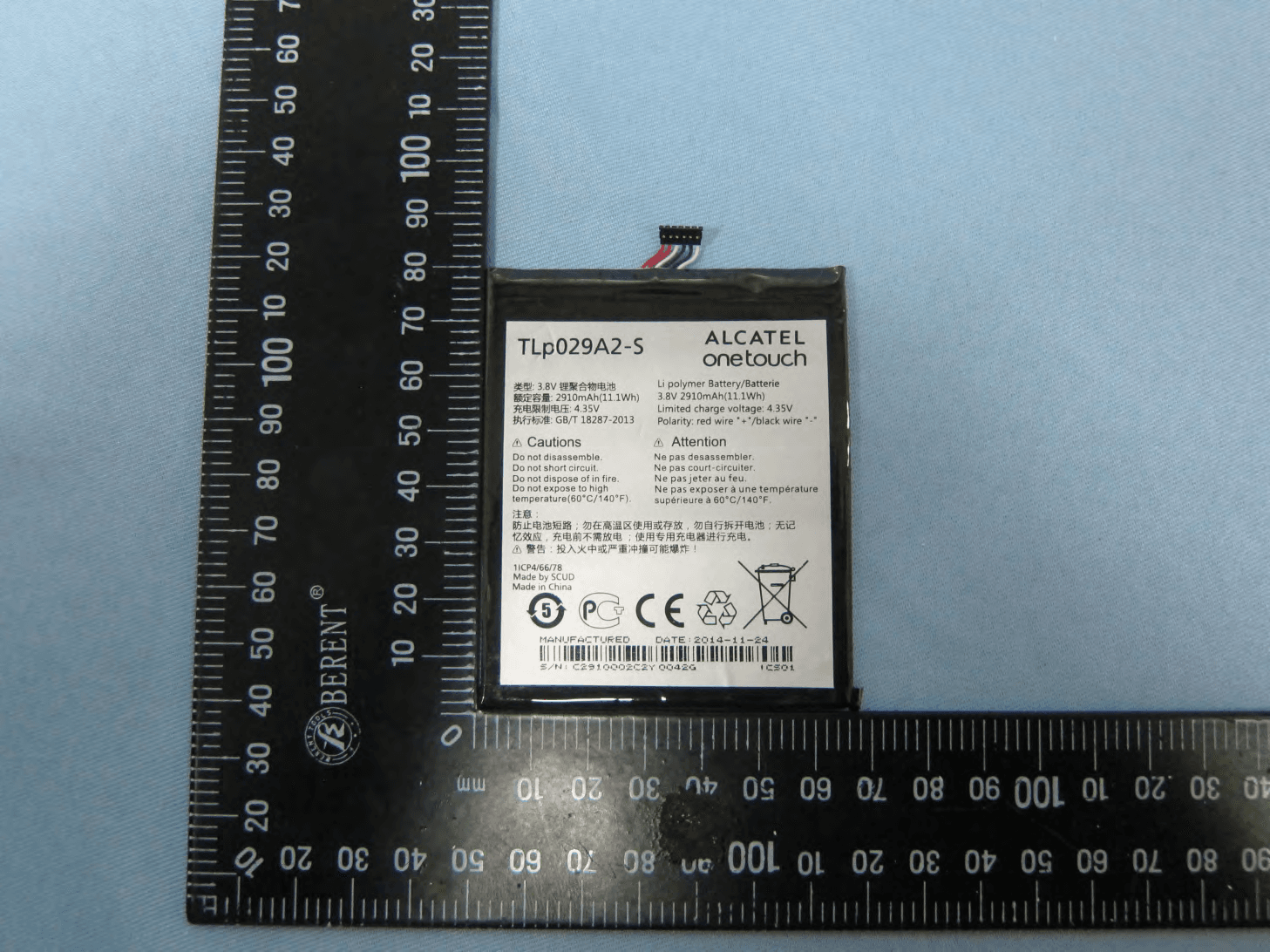 GSM Quad-band, UMTS Quad-band, LTE 6 band mobile phone - FCC ID 2ACCJN001 - TCL Communication Ltd. (2)
