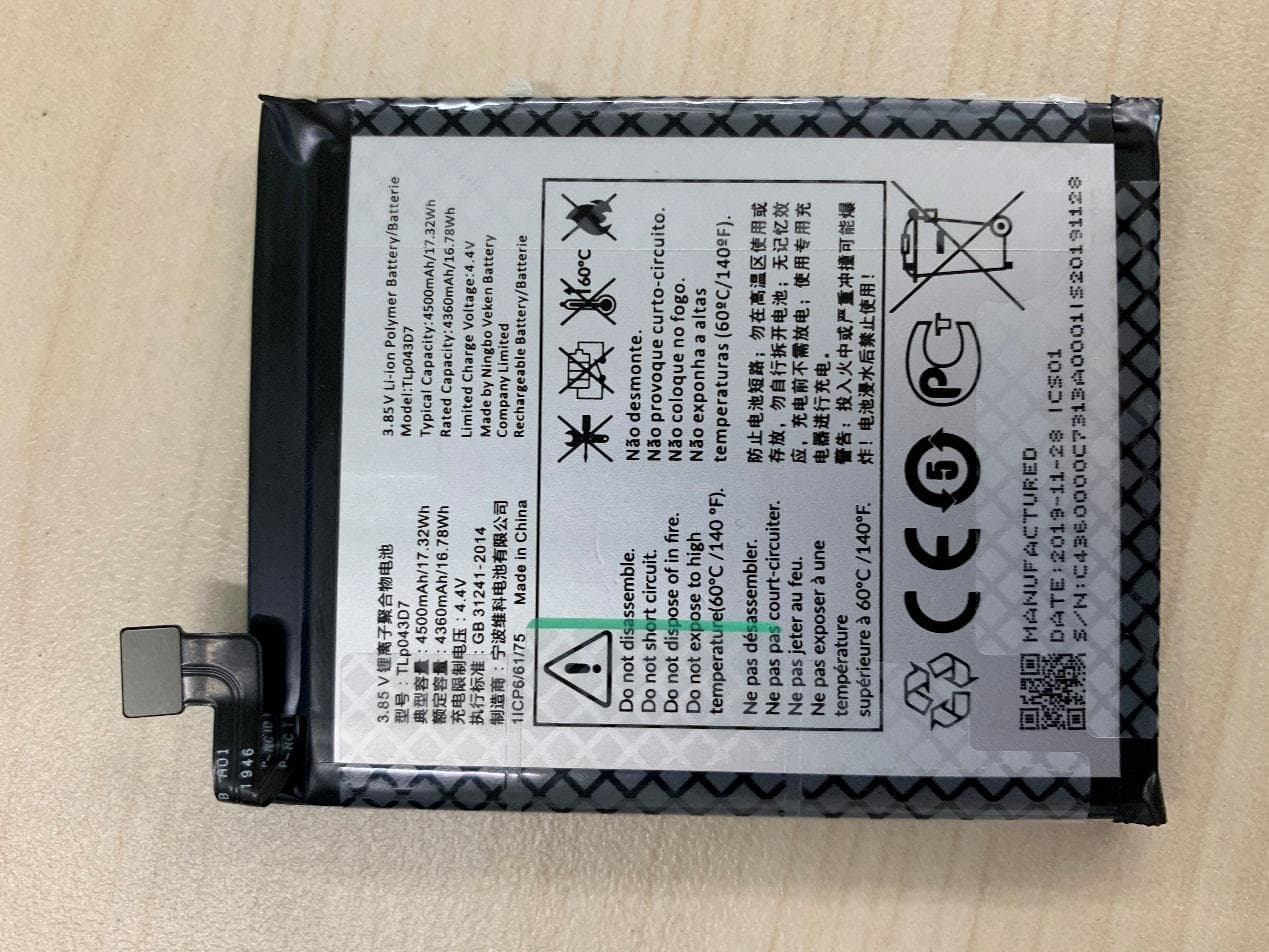 HSUPA/HSDPA/UMTS 5 Bands/GSM Quad Bands/LTE 17 bands mobile phone - FCC ID 2ACCJN034 - TCL Communication Ltd.