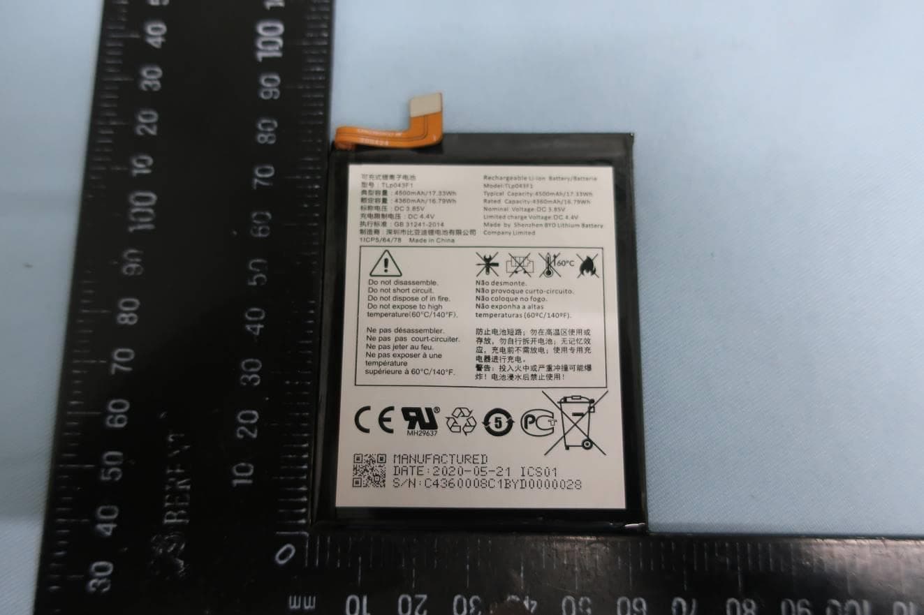 5G NR/ LTE/WCDMA/GSM Mobile Phone - FCC ID 2ACCJN042 - TCL Communication Ltd.
