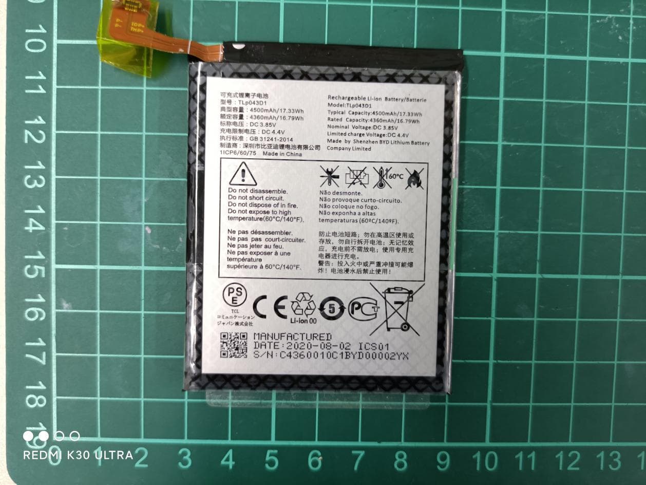 HSUPA/HSDPA/UMTS 7 Bands/GSM Quad Bands/LTE 13 bands mobile phone - FCC ID 2ACCJN051 - TCL Communication Ltd.