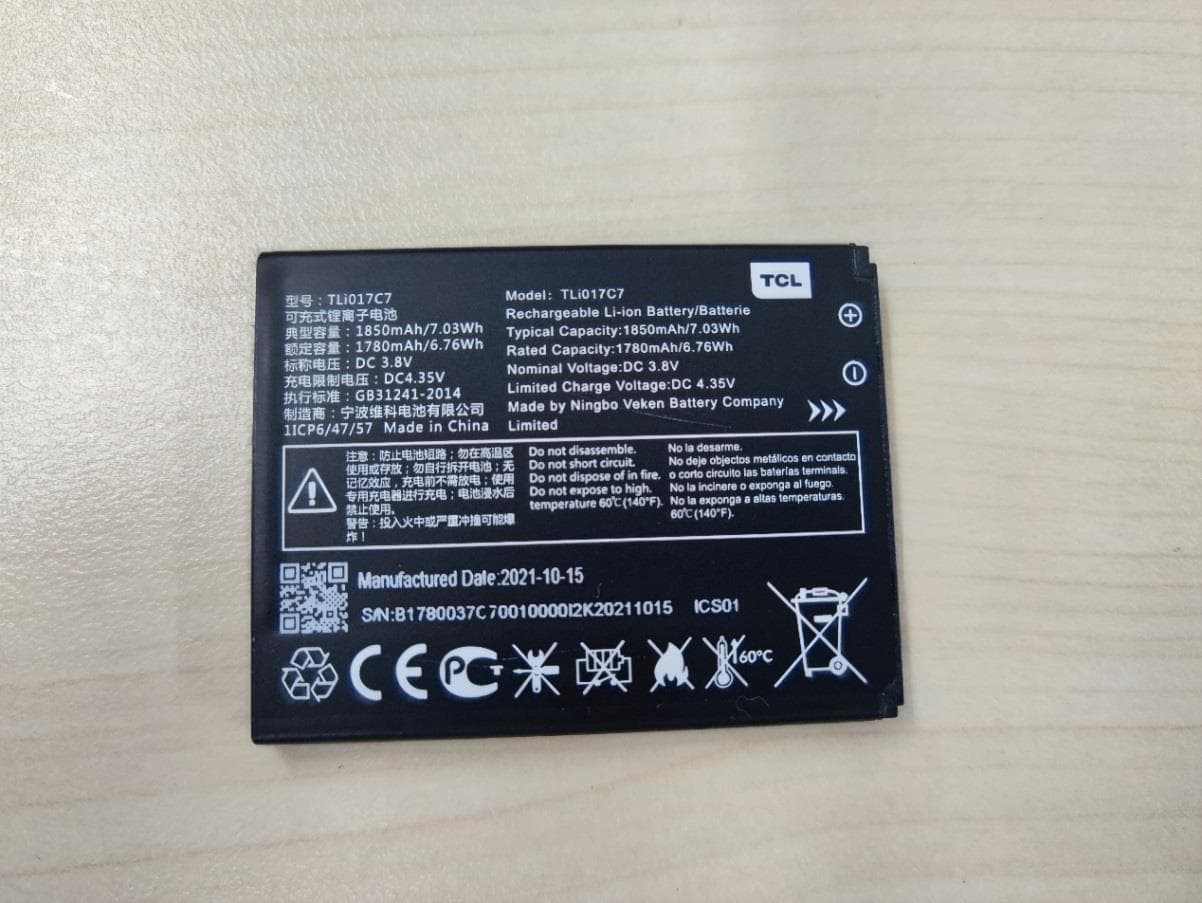 GSM/UMTS/LTE mobile phone - FCC ID 2ACCJN060 - TCL Communication Ltd. (5)