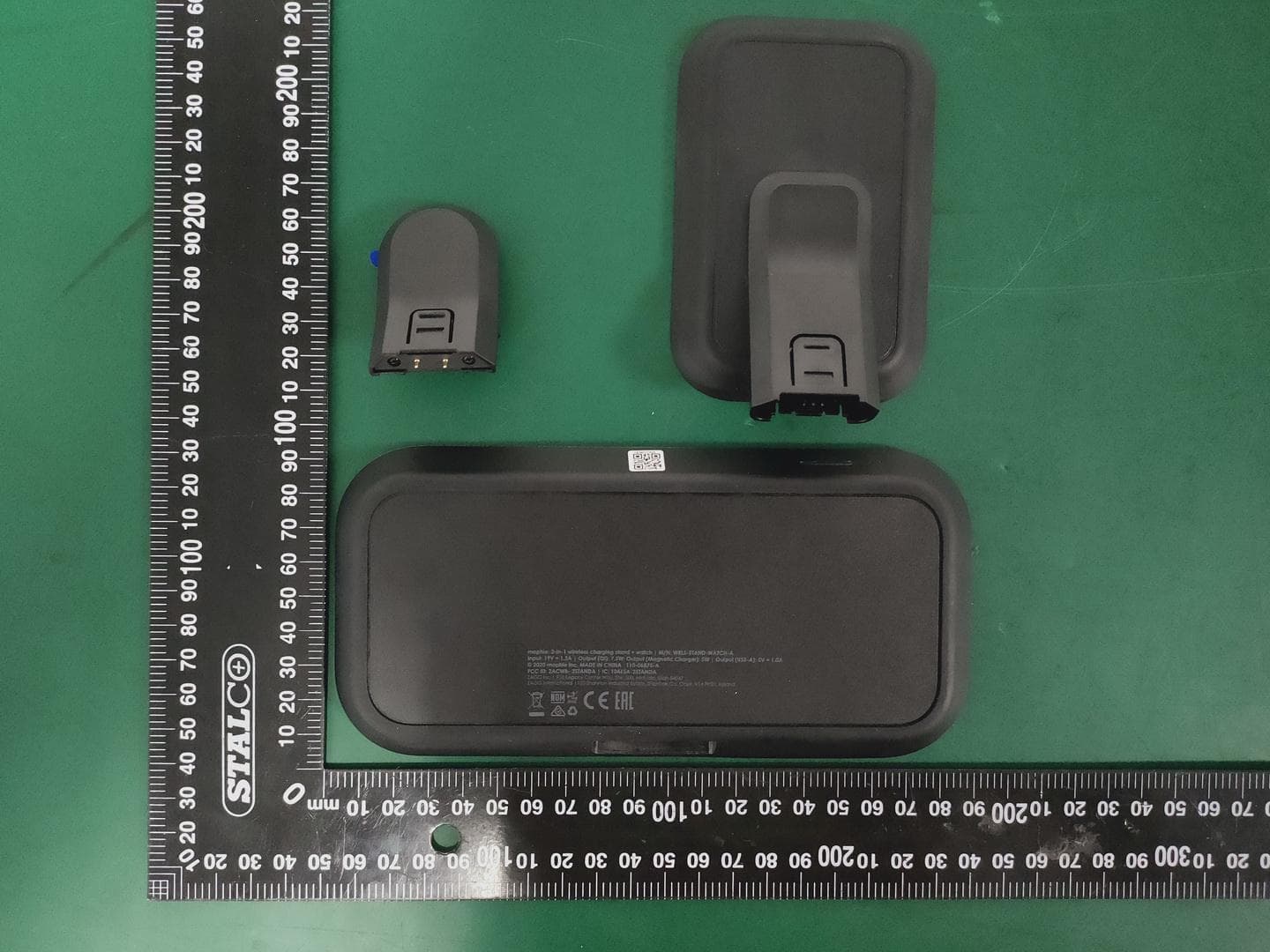 mophie 2-in-1 wireless charging stand + watch - FCC ID 2ACWB-2IN1A - mophie LLC