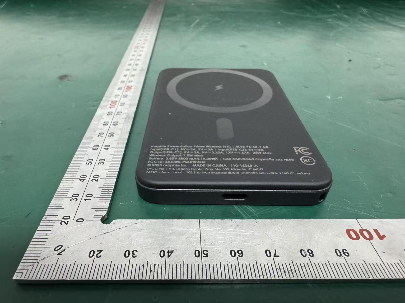 mophie Powerstation Prime Wireless (5K) - FCC ID 2ACWB-PS5KWVSG - mophie LLC