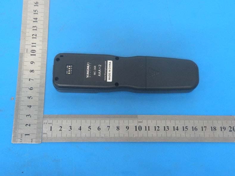 Wireless Timer Remote Controller - FCC ID 2ACYPMC-36R - SHENZHEN YONGNUO PHOTOGRAPHIC EQUIPMENT CO., LTD (3)