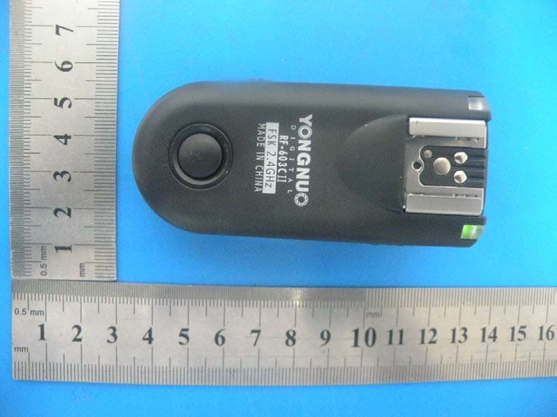Wireless Flash Trigger - FCC ID 2ACYPRF603C - SHENZHEN YONGNUO PHOTOGRAPHIC EQUIPMENT CO., LTD