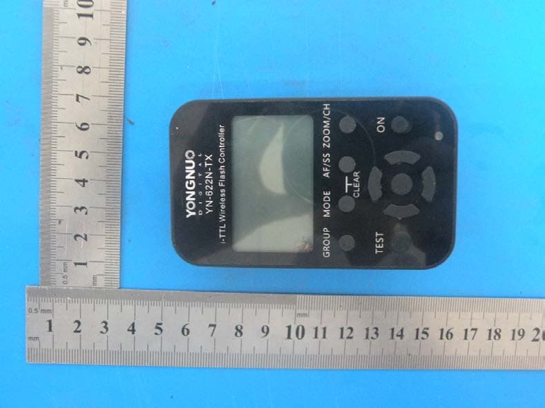 i-TTL Wireless Flash Controller - FCC ID 2ACYPYN622N-TX - SHENZHEN YONGNUO PHOTOGRAPHIC EQUIPMENT CO., LTD