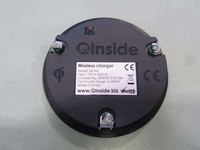 Qi1001 Wireless Charging Transmitter - FCC ID 2AD9NQI1001 - Nitz engineering Srl
