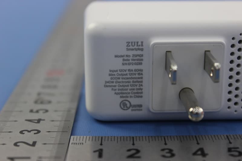 Zuli Smartplug - FCC ID 2AD9OZSP101 - Zuli, Inc.