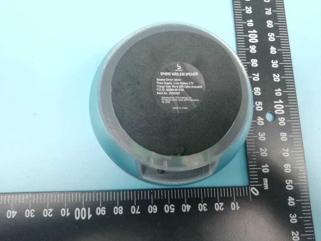 BT SPHERE SPKR - FCC ID 2ADM5-SP-0720 - Zeeva International Limited (5)