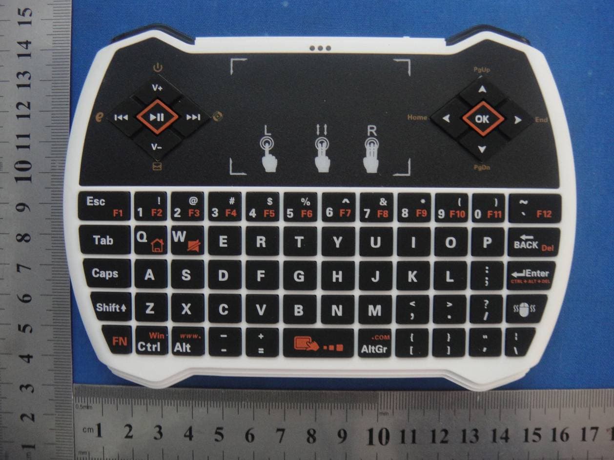 Mini wireless keyboard with Touchpad - FCC ID 2ADXPV6 - SHENZHEN RUI YU XIN TECHNOLOGY CO.,LTD