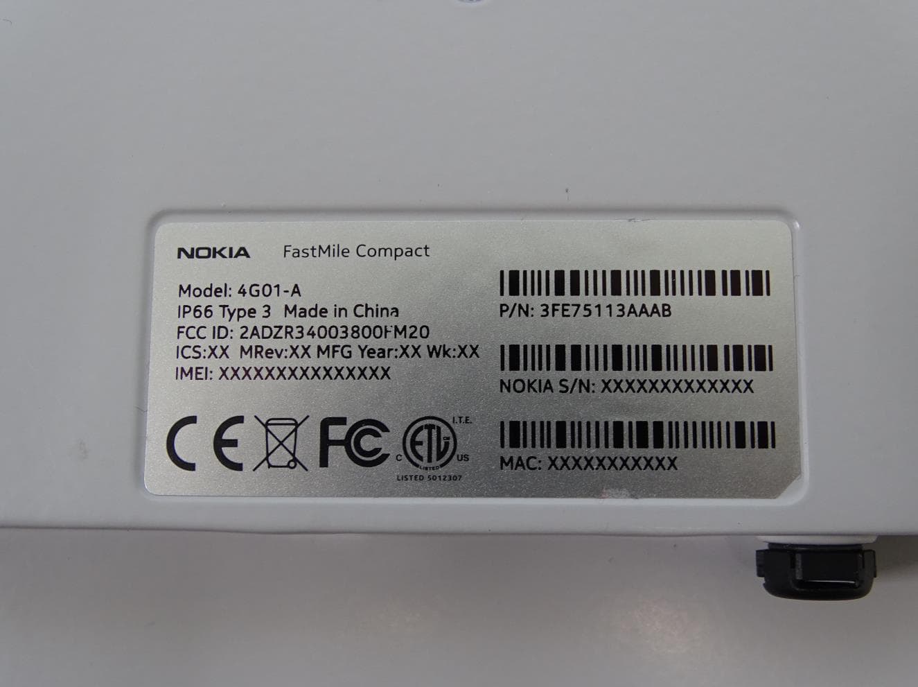 FastMile 4G Receiver - FCC ID 2ADZR34003800FM20 - Nokia Shanghai Bell Co. Ltd. (4)