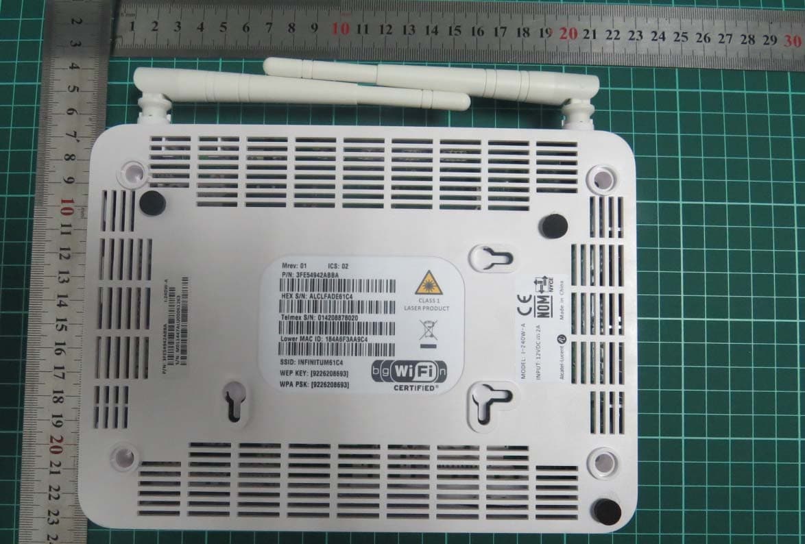 GPON ONU - FCC ID 2ADZRI240WA - Nokia Shanghai Bell Co. Ltd.