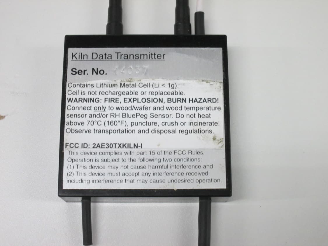 Kiln Data Transmitter - FCC ID 2AE3OTXKILN-I - Fidemco, LLC (2)
