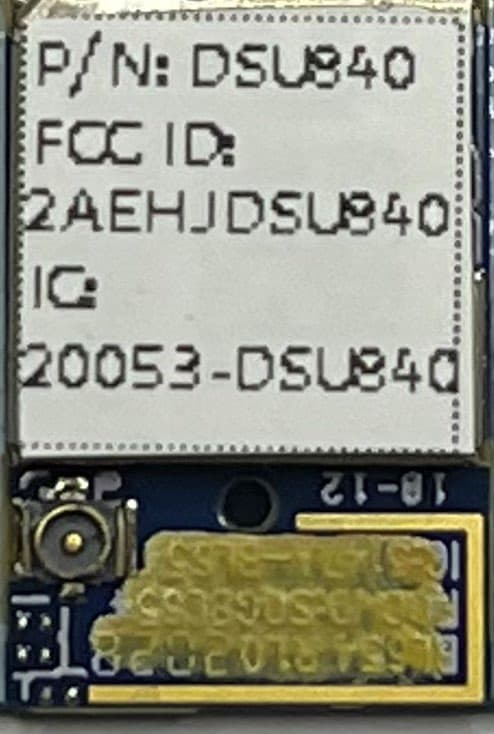 Bluetooth Module - FCC ID 2AEHJDSU840 - Delphian Systems LLC