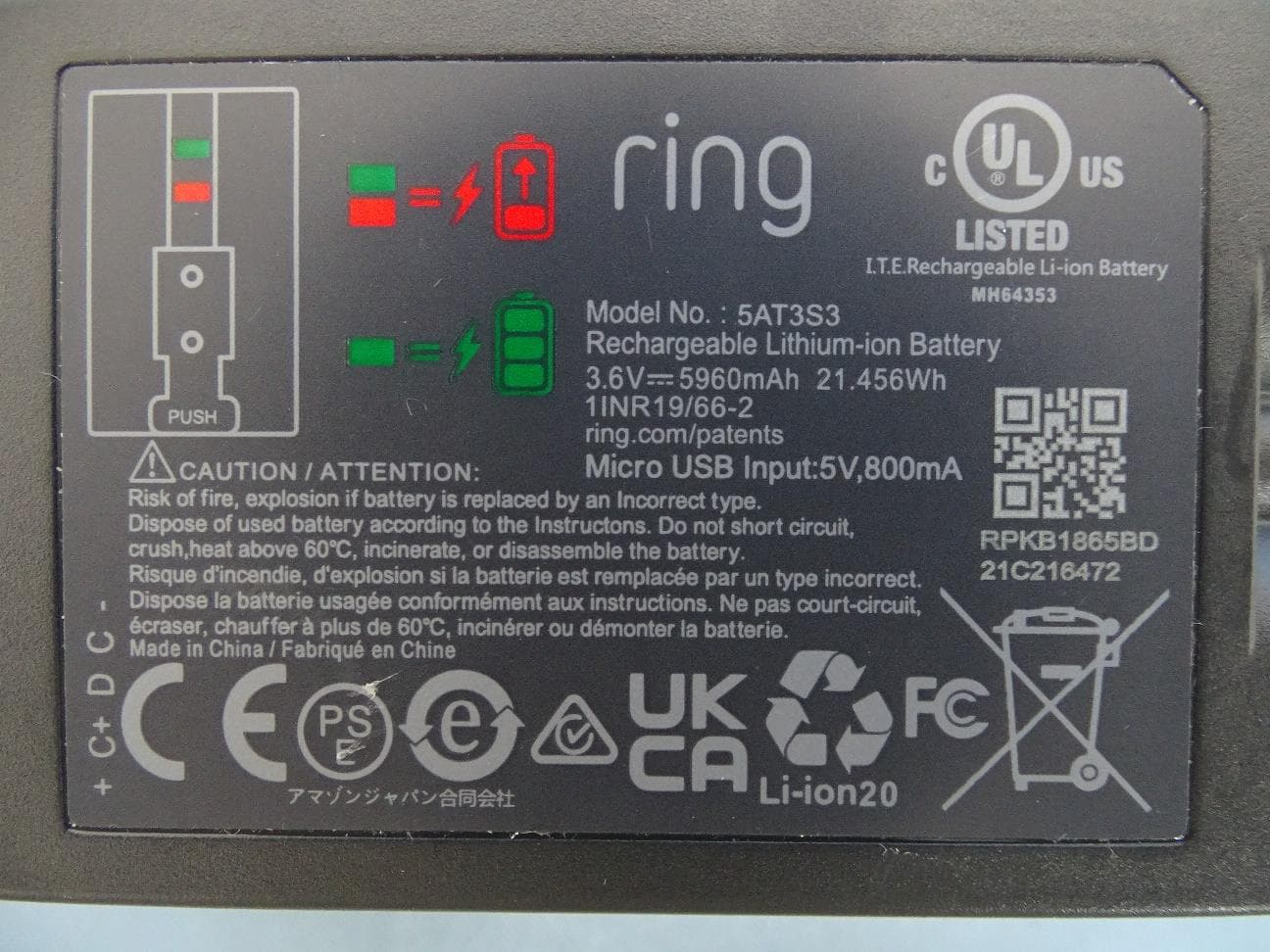 Stick Up Cam Pro - FCC ID 2AEUPBHASC081 - Ring LLC