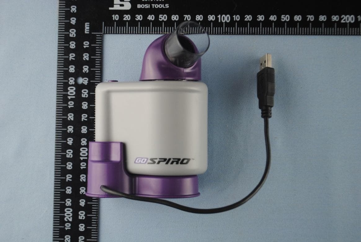 GoSpiro Spirometer Device - FCC ID 2AFFO-45-90058 - 12th Man Technologies