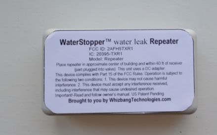 Water protection system - FCC ID 2AFH5TXR1 - Whiz Bang Technologies Inc. (2)