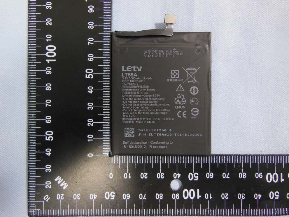 mobile phone - FCC ID 2AFWMLE1PRO - Lemobile Information Technology (Beijing) Co., Ltd.