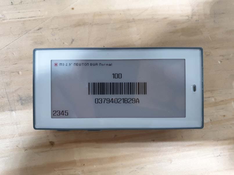 Electronic Shelf Label - FCC ID 2AFWN-EL029H3WRA - SOLUM CO.,LTD.
