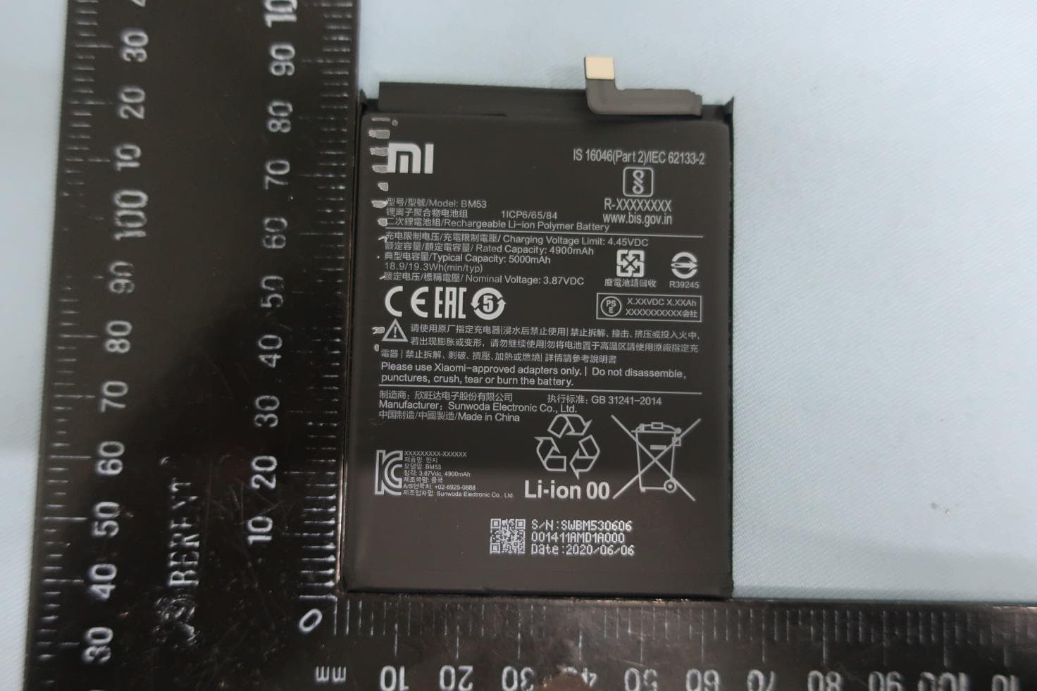 Mobile Phone (LTE/WCDMA/GSM/BT/WIFI/NFC) - FCC ID 2AFZZJ3SG - Xiaomi Communications Co., Ltd.