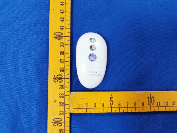 REMOTE CONTROL BUTTERFLY PANTY VIBE-PUR - FCC ID 2AG2K-TRC-030PUR - A&H Design Group, Ltd.