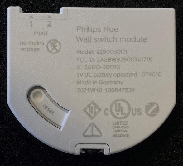 Wall Switch Module - FCC ID 2AGBW9290030171X - Signify (China) Investment Co., Ltd.