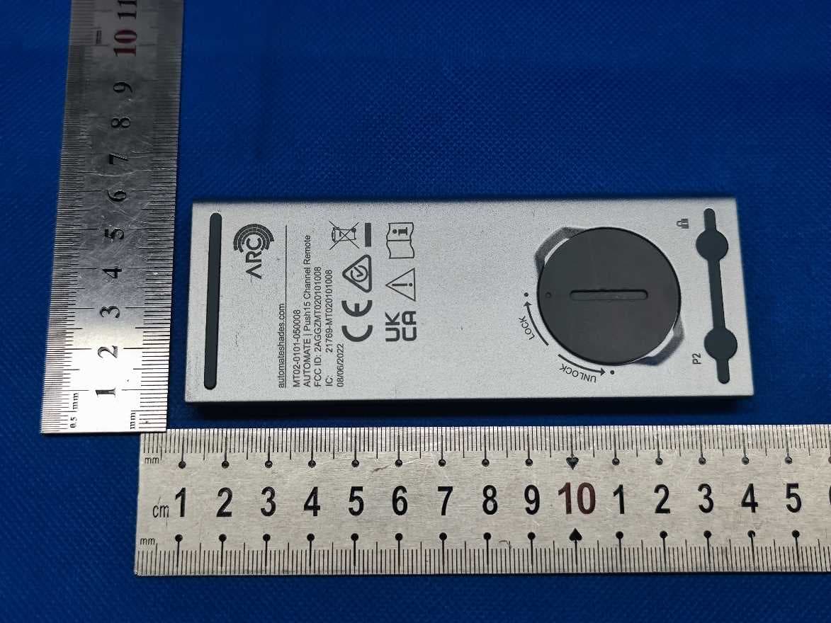AUTOMATE / Push15 Channel Remote - FCC ID 2AGGZ003B9ACA41 - Rollease Acmeda Inc (3)