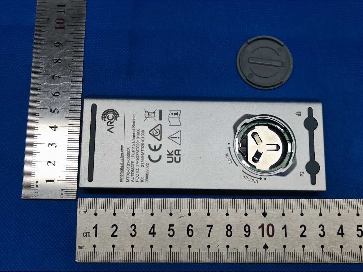 AUTOMATE / Push15 Channel Remote - FCC ID 2AGGZ003B9ACA41 - Rollease Acmeda Inc (5)
