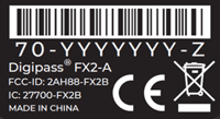 Passwordless authenticator - FCC ID 2AH88-FX2B - OneSpan North America Inc. (2)