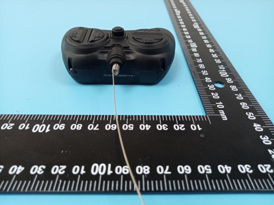 RC Sleek Speedboat 49 MHz Remote Controller - FCC ID 2AHGJJMSDB2113-49-1 - JM Manufacturing (HK) Ltd.