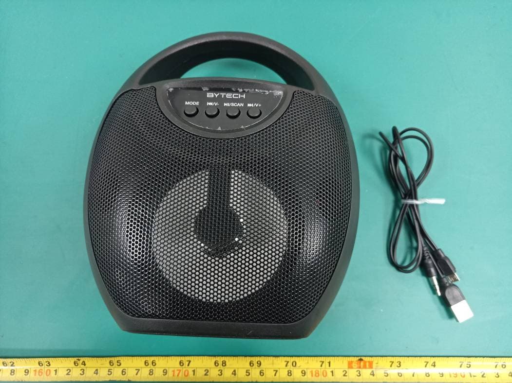 BLTH Rugged Oval SPKR W/Handle - FCC ID 2AHN6-AUBS171 - Bytech NY Inc.