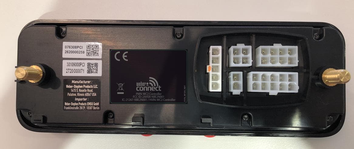 Wi-Fi and BLE Transmitter - FCC ID 2AHSR-NBE2N001 - Weber-Stephen Products LLC